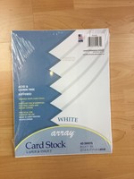 White Card Stock 40 sheets