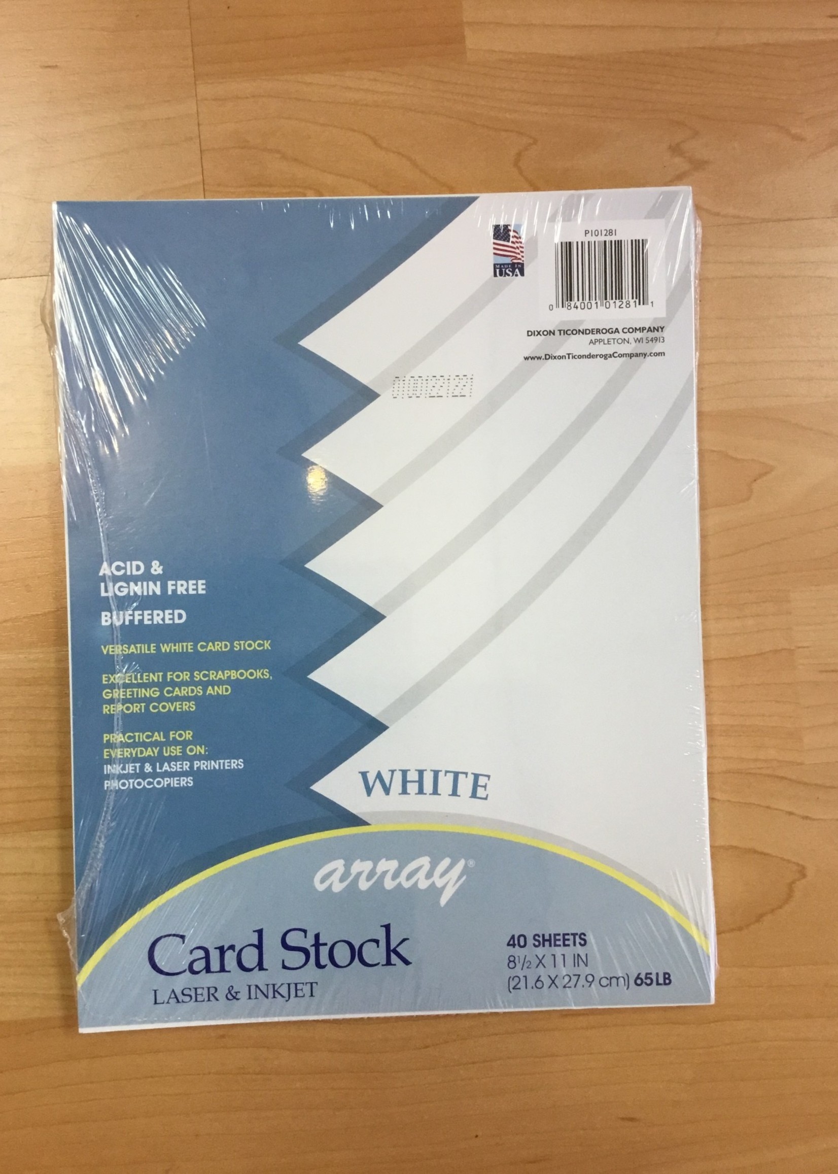 White Card Stock 40 sheets