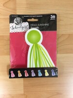 Schoolgirl Style Hello Sunshine Tassels Cutouts 36pc