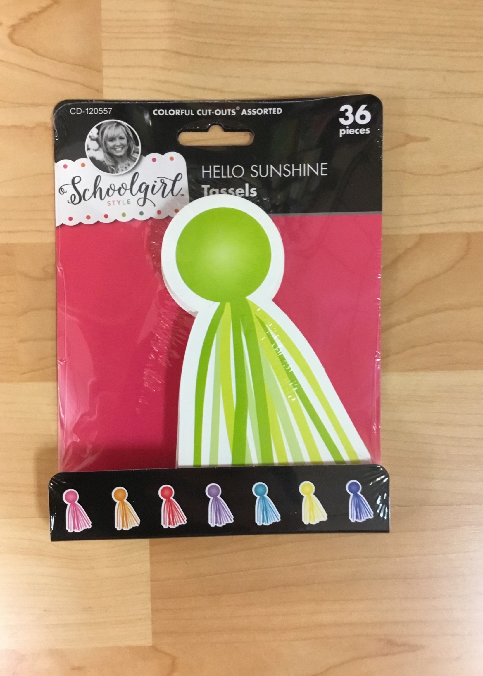 Schoolgirl Style Hello Sunshine Tassels Cutouts 36pc