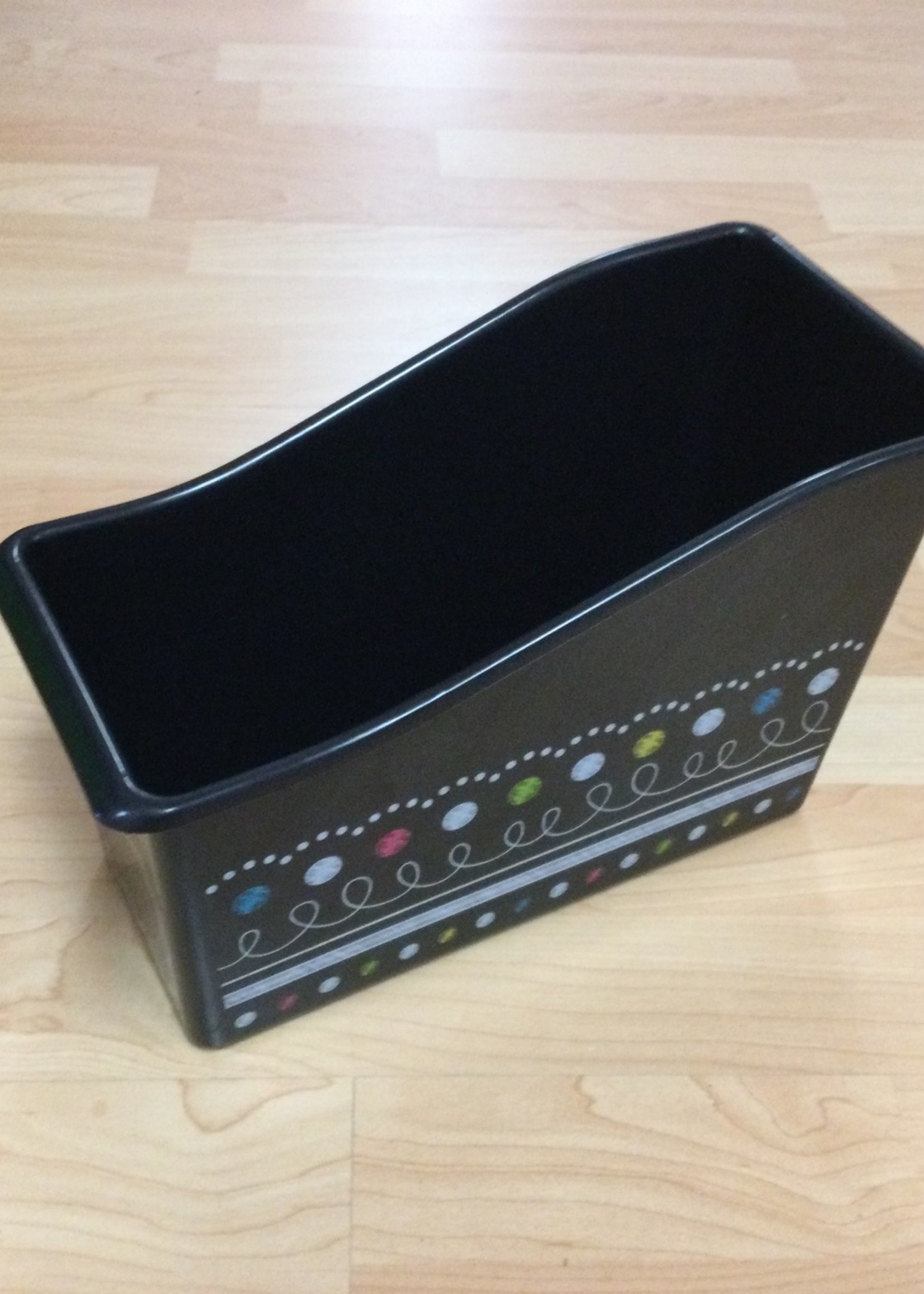 Chalkboard Brights Book Bin