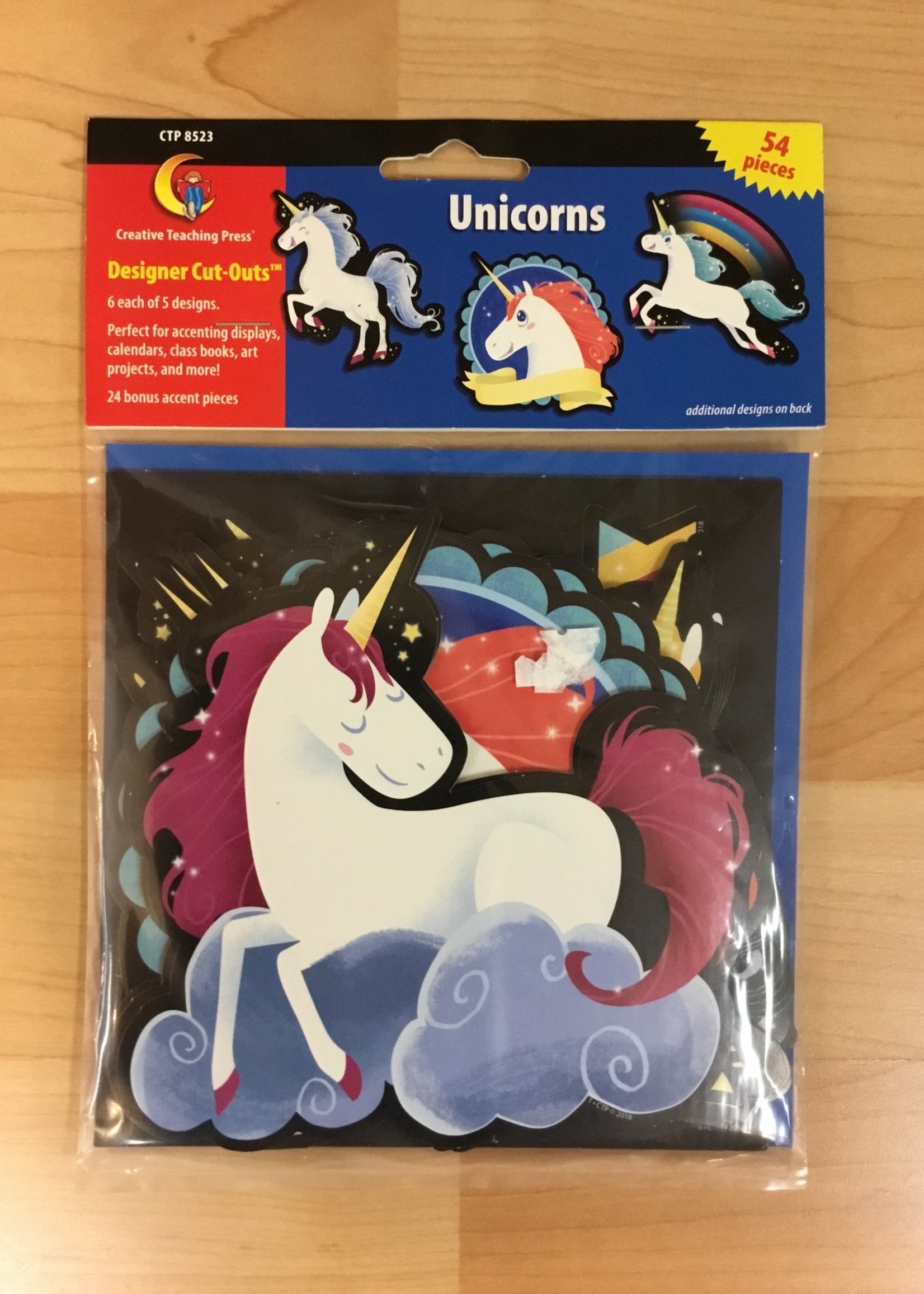Unicorns Cutouts 54pc
