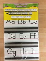 Modern Farmhouse Manuscript Alphabet Line