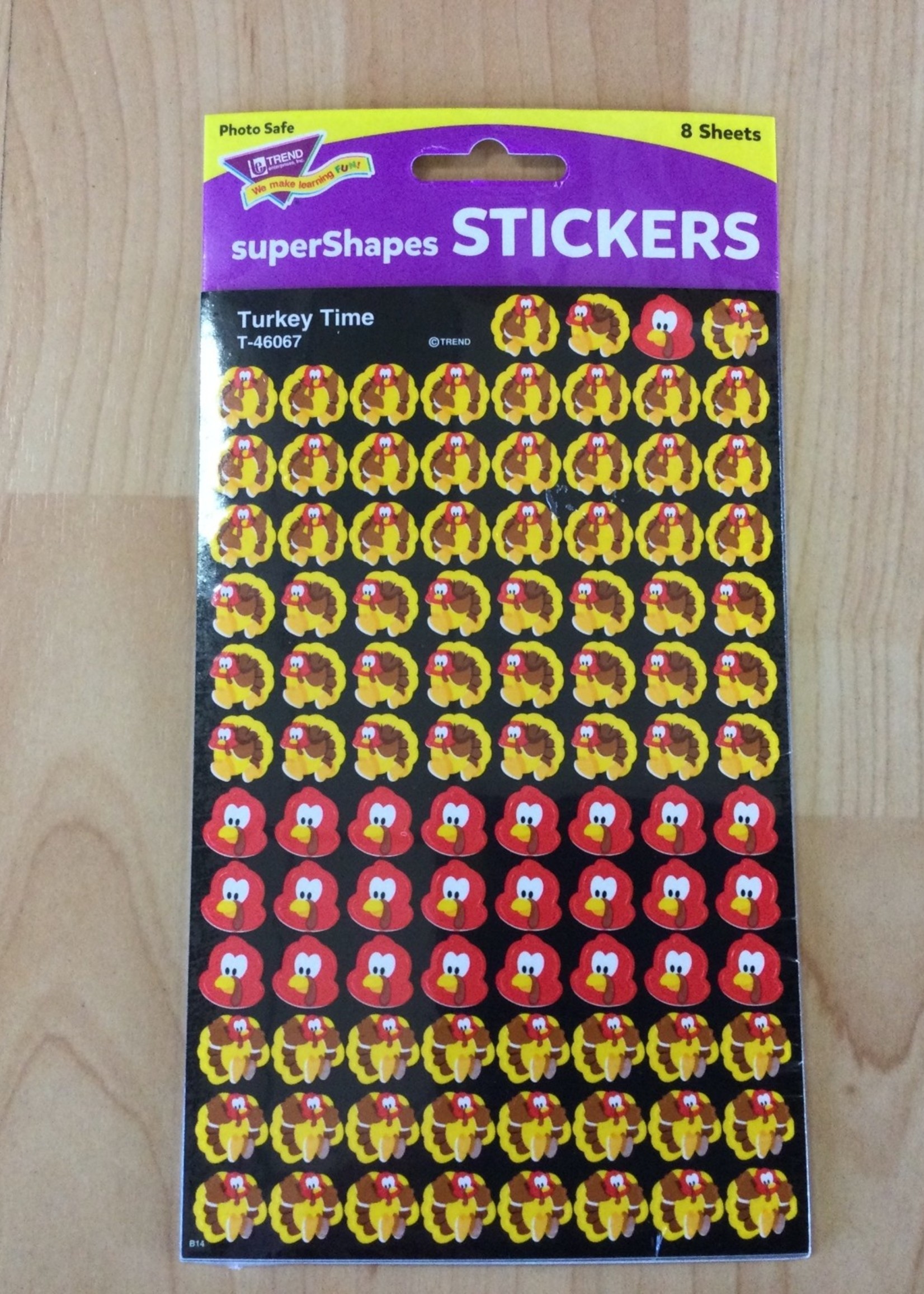 Turkey Time Mini Stickers 800pc