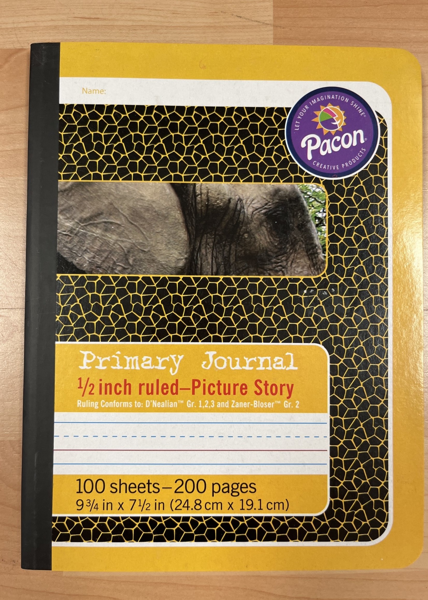 1/2" Ruled Primary Journal