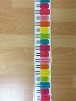 Schoolgirl Style Tropical Pops Straight Border 36'