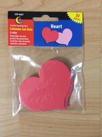 Hearts Calendar Cutouts 31 pc