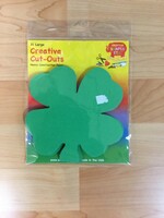 Large  4 Leaf Clover Cutouts 31pc