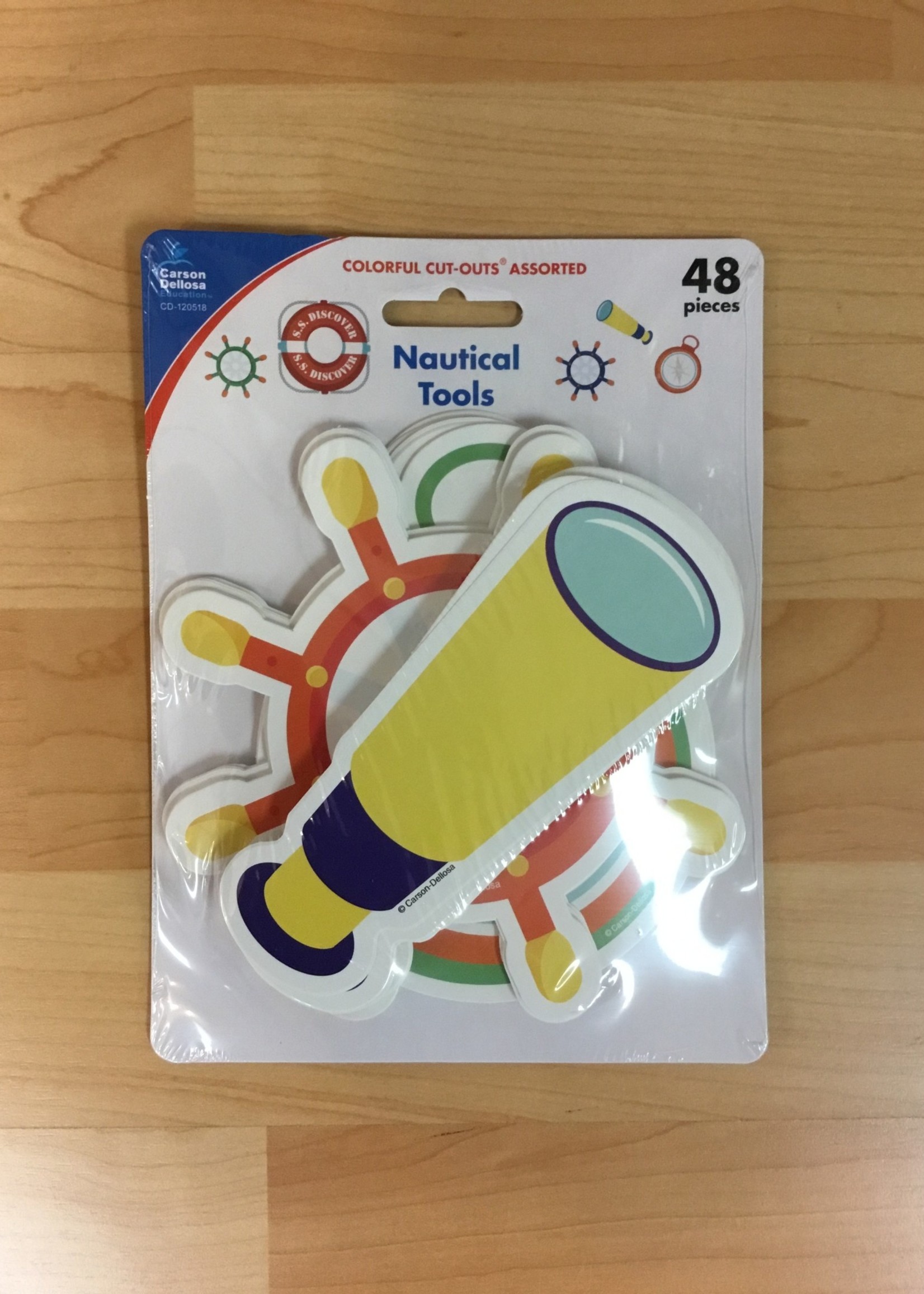 Nautical Tools Cutouts 48pc