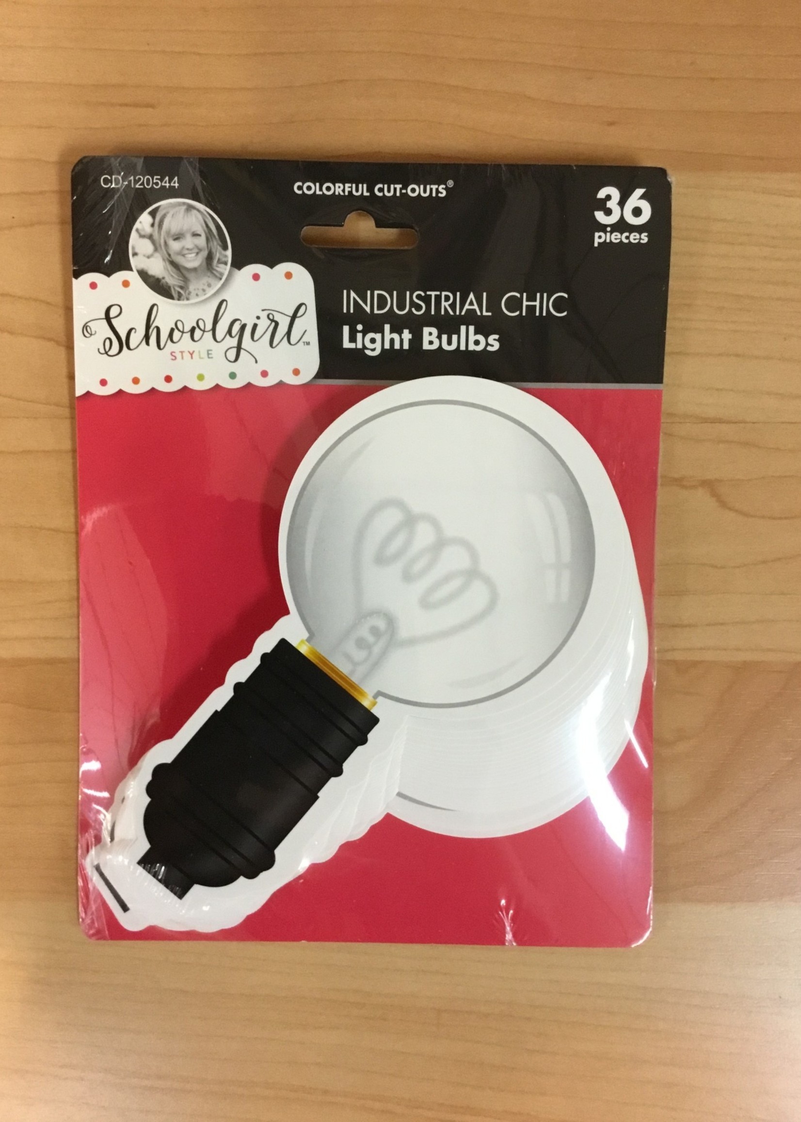 Schoolgirl Style Industrial Chic Light Bulbs Cutouts