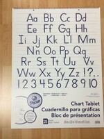 Chart Tablet 1 1/2" Ruled (Lg.) 25 sheets
