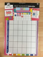 Schoolgirl Style Hello Sunshine Calendar Bulletin Board