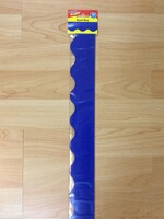 Royal Blue Scalloped Border