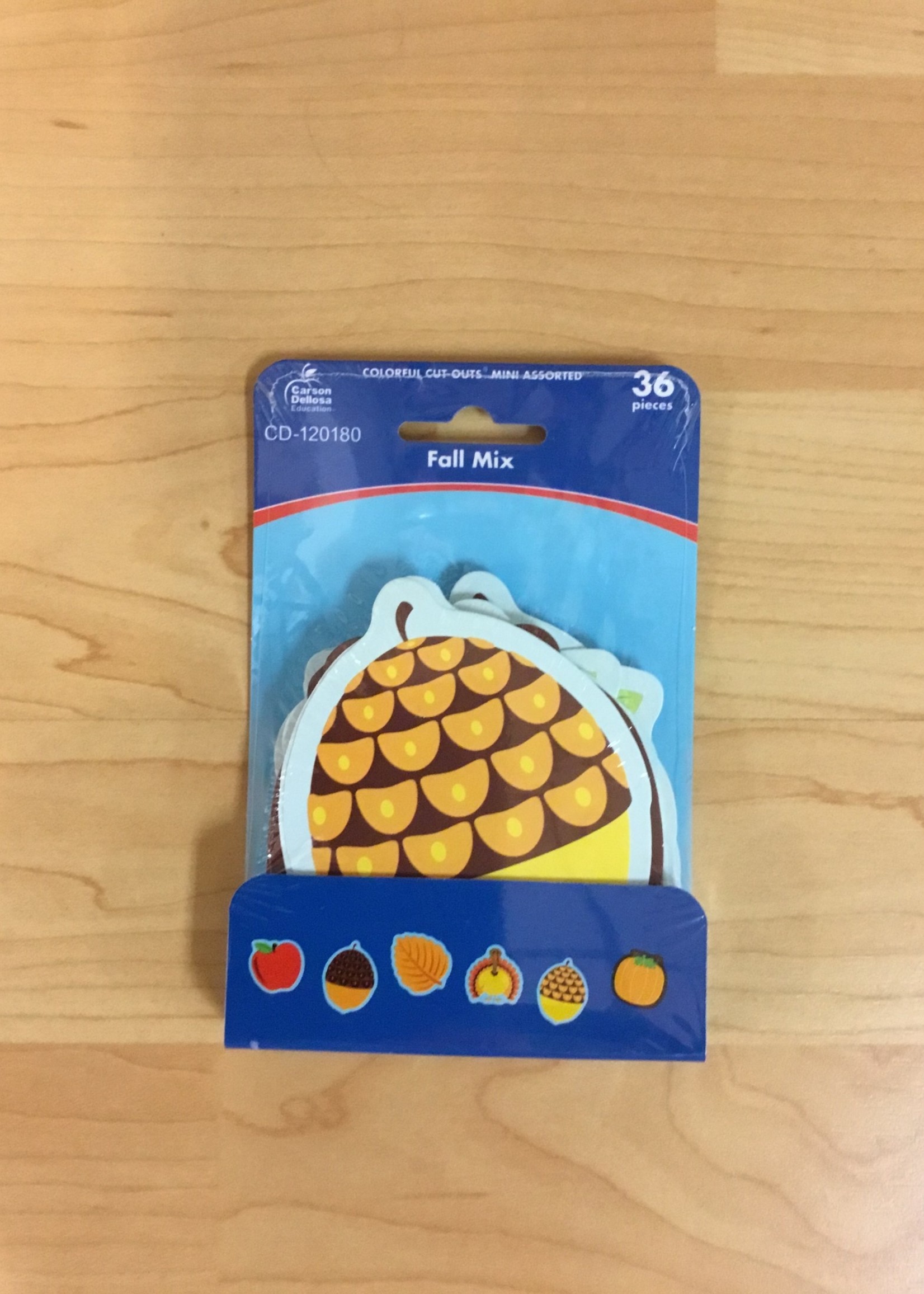 Fall Mix Mini Cutouts 36pc