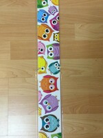 Colorful Owls Straight Border 36'