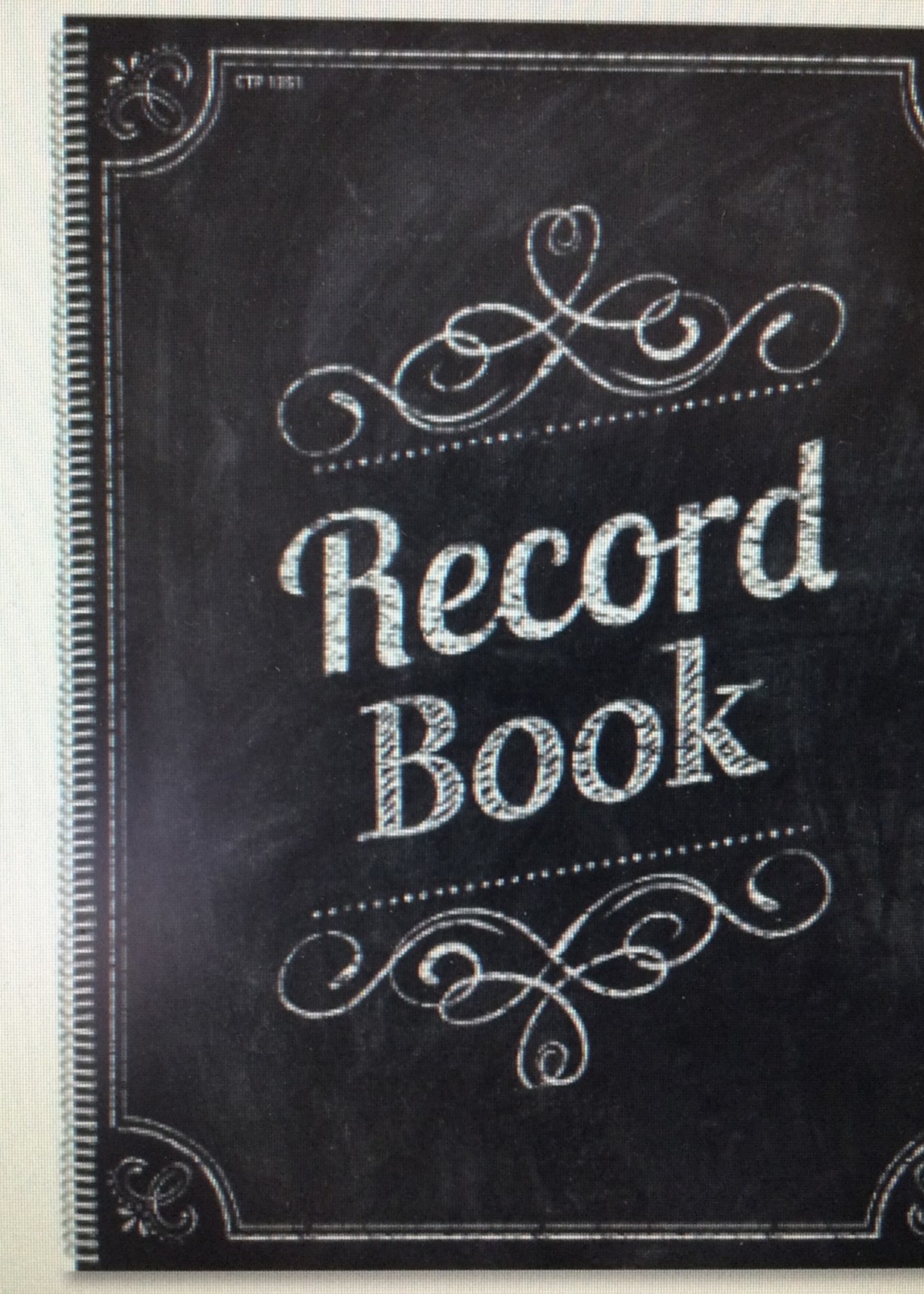 Chalk It Up Record Book