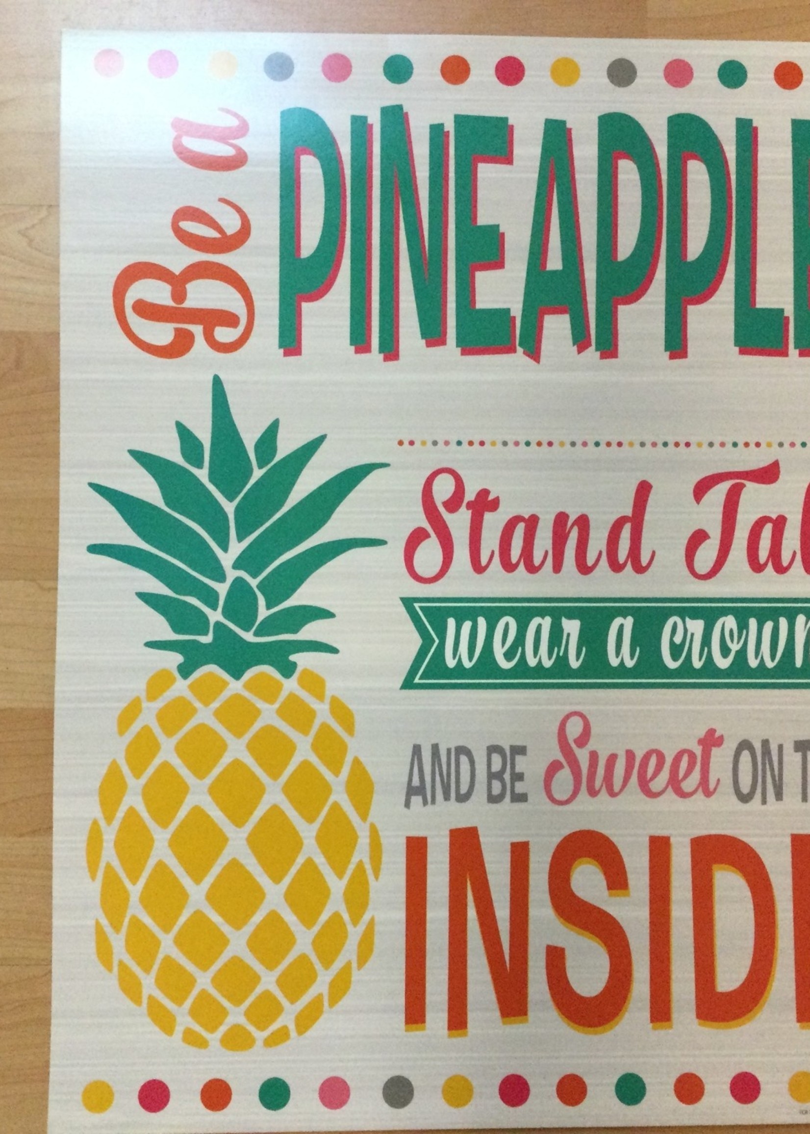 Be a Pineapple Chart