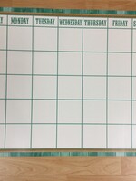 Shabby Chic Calendar Chart 22" x  17"