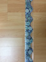 Blue Harmony Mandala Scalloped Border 37'