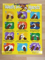 Sloth Wash Your Hands Chart