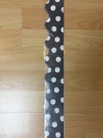 White Dots on Chalkboard Border 35'