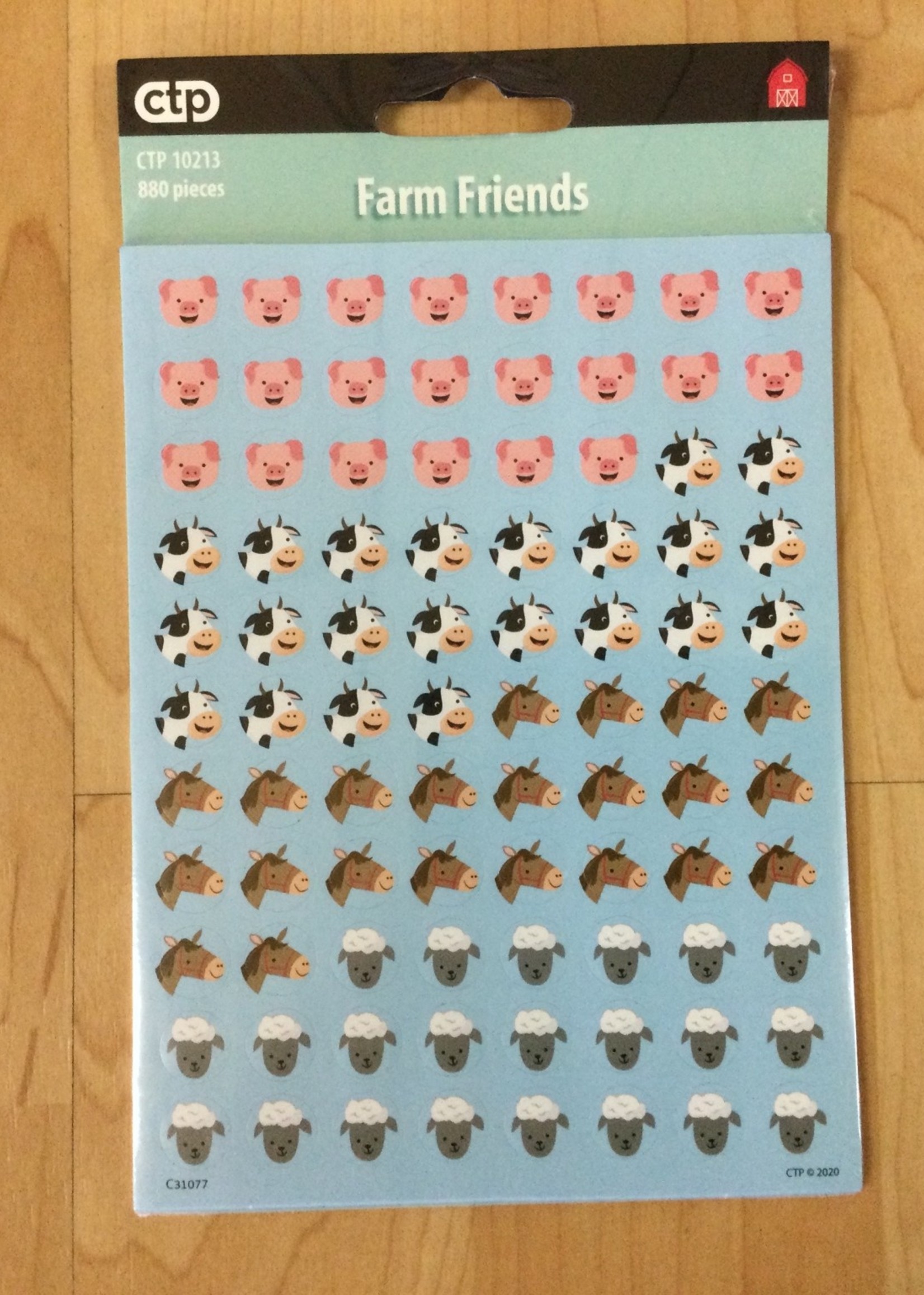 Farm Friends Spot Stickers 880pc