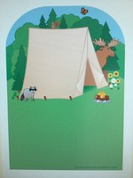 Camping Tent Notepad 50 sheets