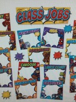 Marvel Class Jobs Mini Bulletin Board Set