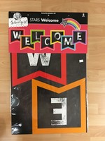 Schoolgirl Style STARS Welcome Bulletin Board Set