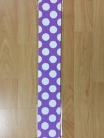 Schoolgirl Style Purple Polka Dot Straight Border