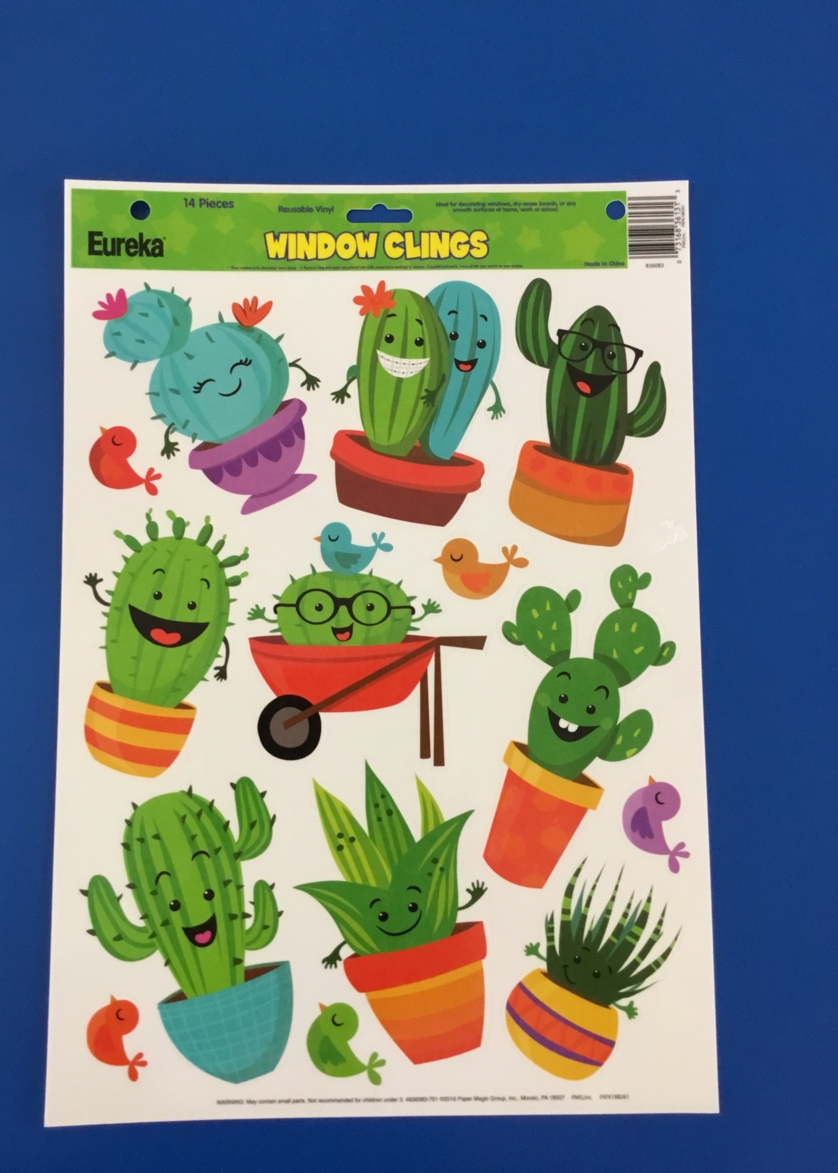 A Sharp Bunch Window Clings 14pc