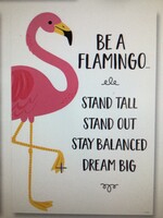 Be A Flamingo Poster