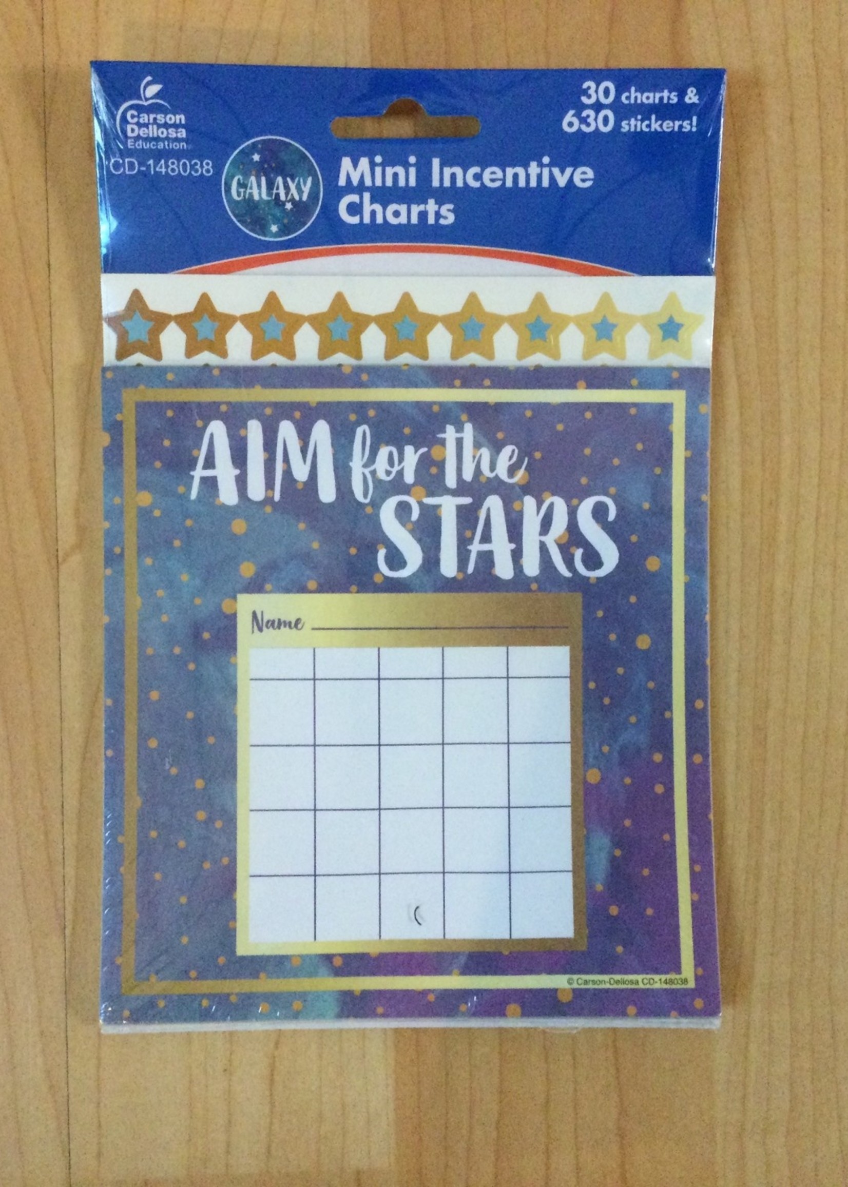 Galaxy Mini Incentive Charts w/Stickers 30pk