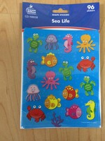 Sea Life Shape Stickers 96pc