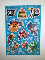 Fish Pirates Sparkle Stickers 2 sheets