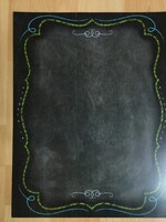 Chalkboard Blank Chart
