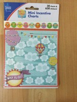 Up & Away Mini Incentive Charts w/Stickers 30pk