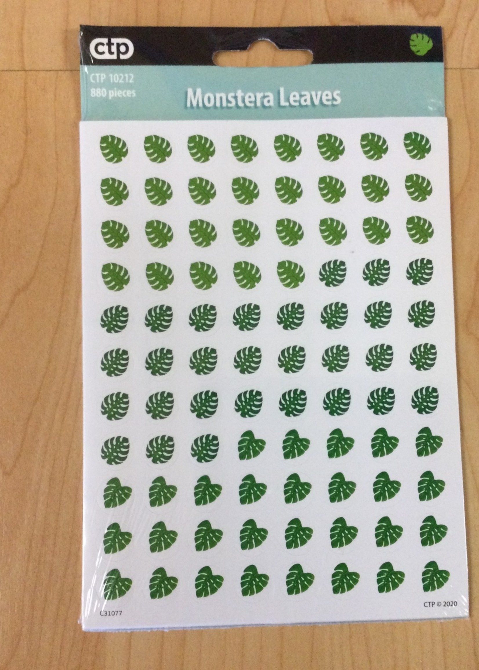 Monstera Leaves Spot Stickers