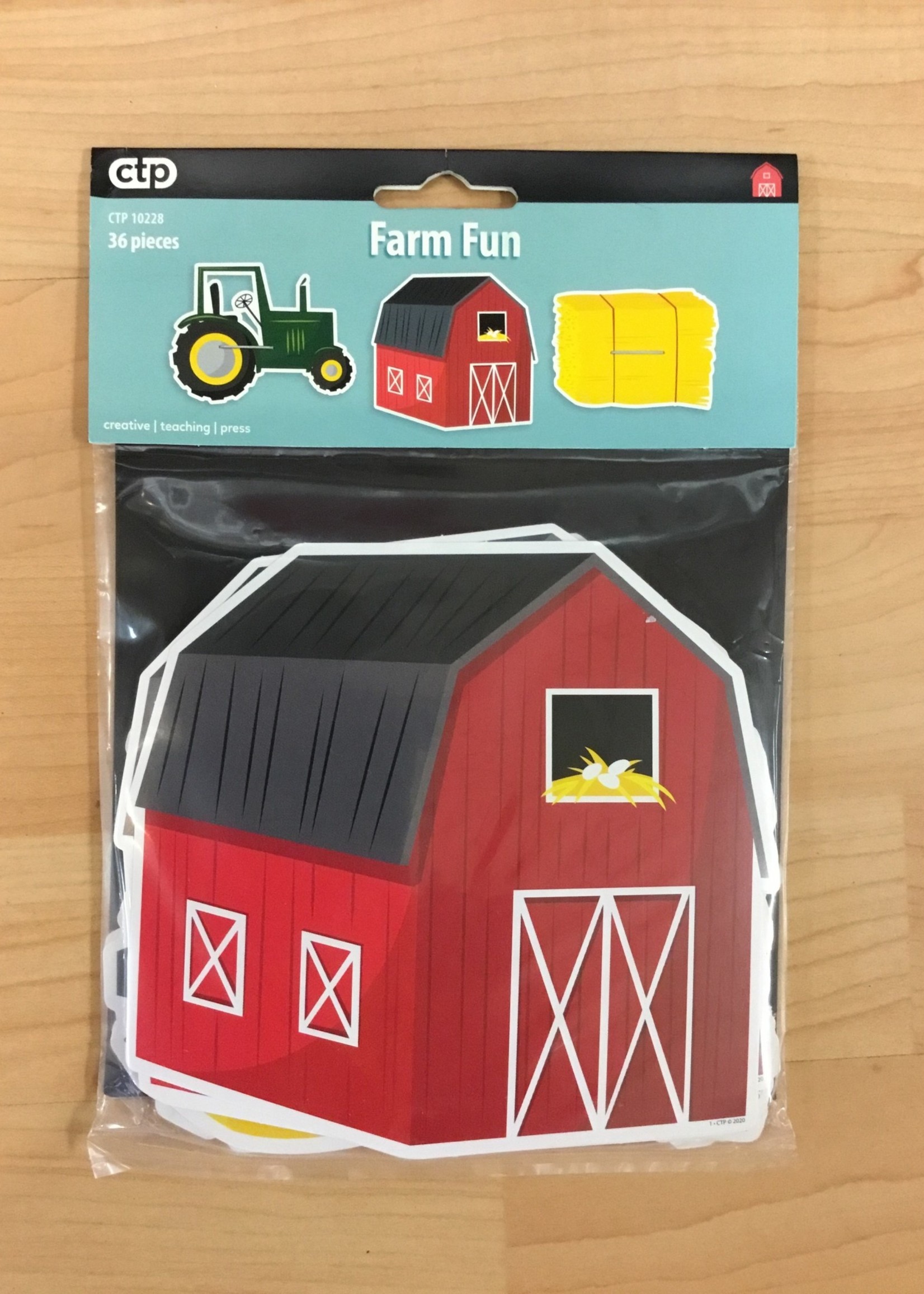Farm Fun Cutouts 36pc
