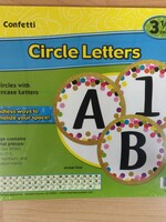 Confetti 3 1/2" Circle Letters 216pc