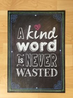 A Kind Word is Never Wasted Poster