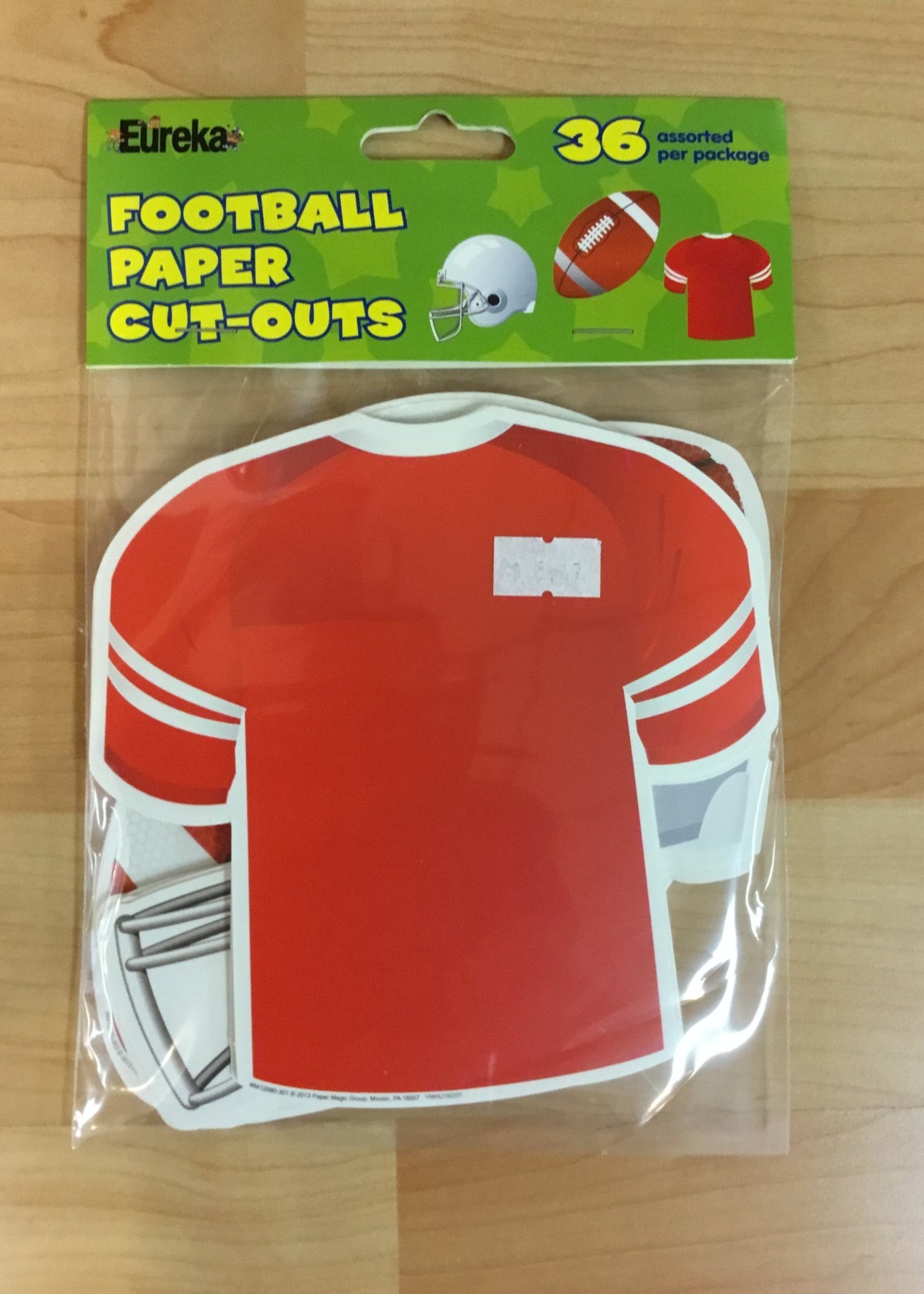 Football Cutouts 36pc