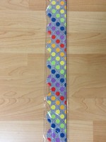 Rainbow Dots on Glitter Border