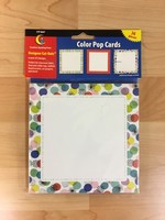 Color Pop Cards Cutouts 36pc