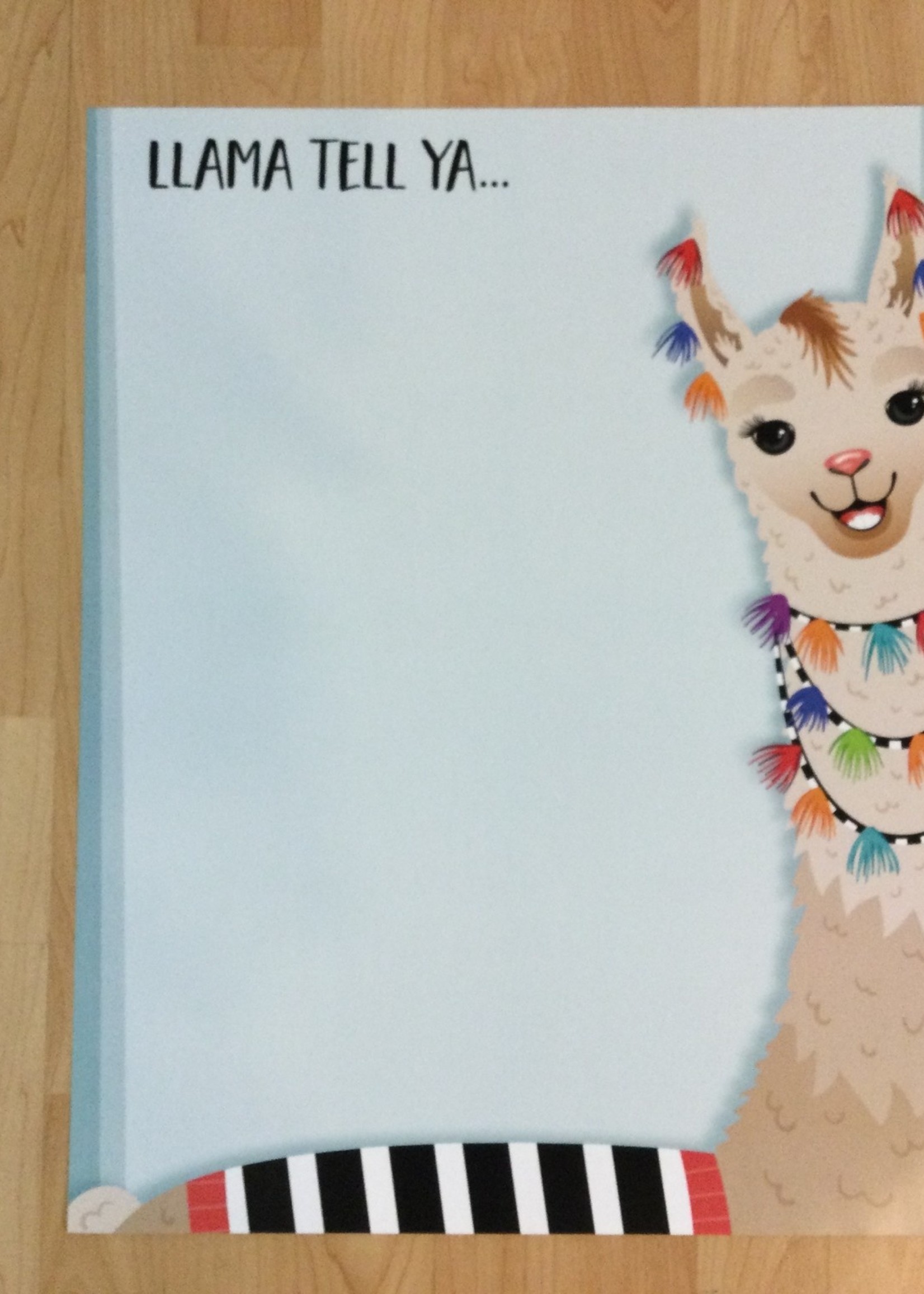 Llama Tell Ya Blank Chart