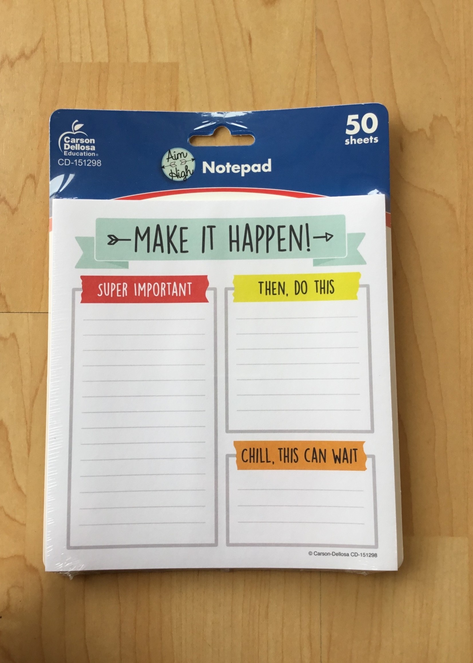 Aim High Notepad 50 sheets