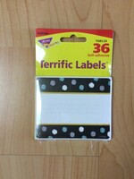 I Love Metal Dots Labels 36pc