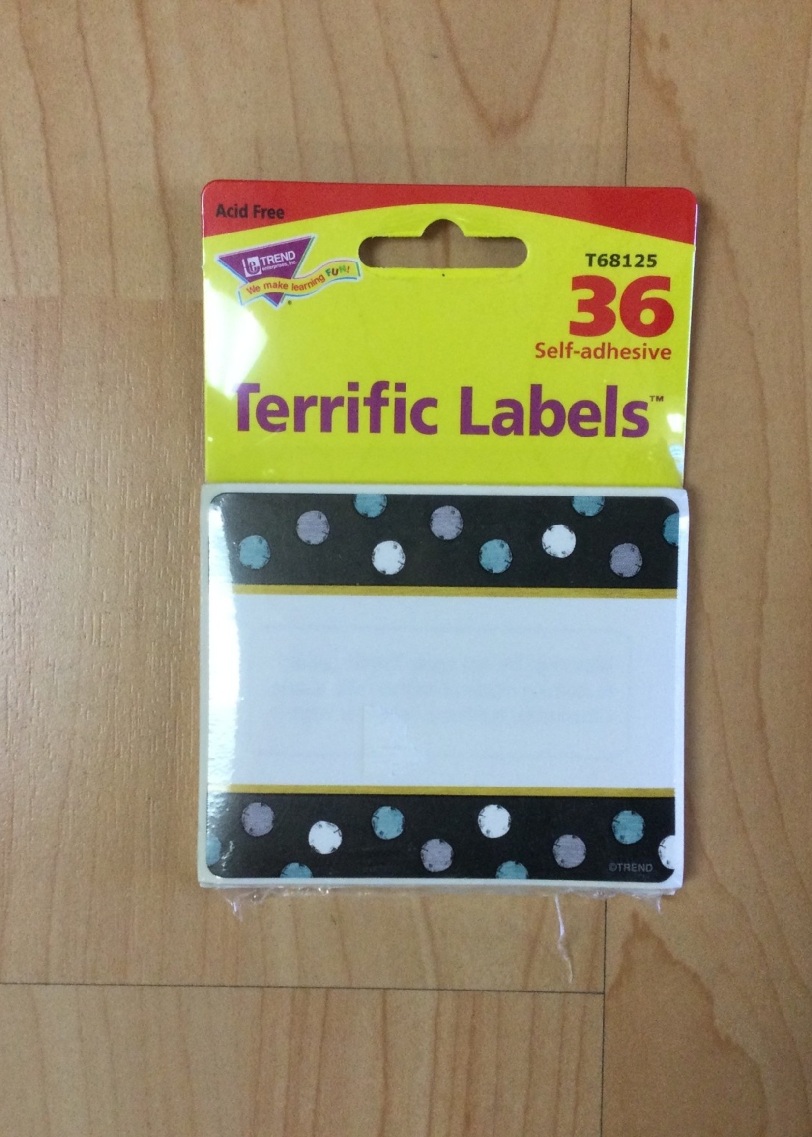 I Love Metal Dots Labels 36pc