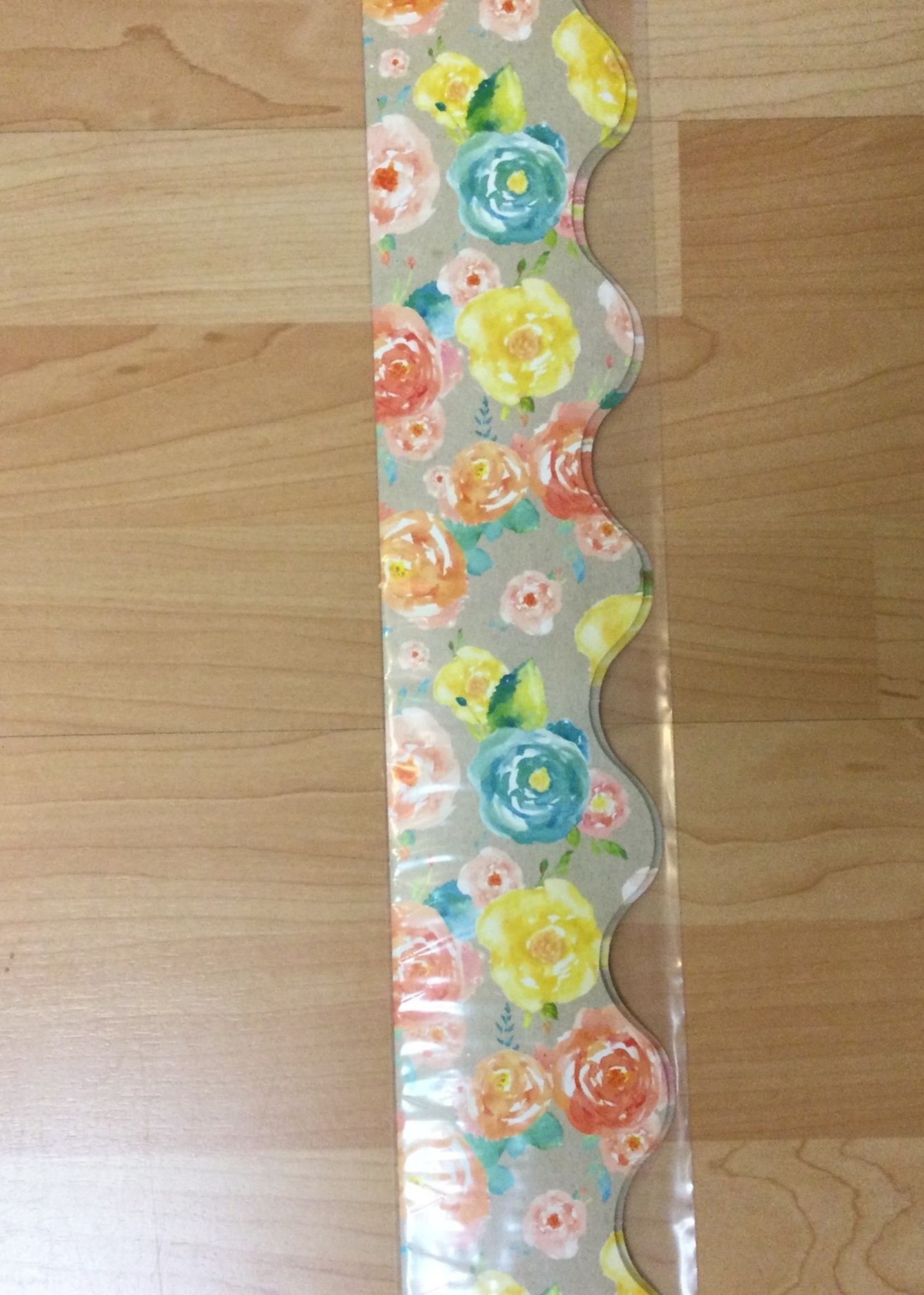 Confetti Splash Floral Border 37'