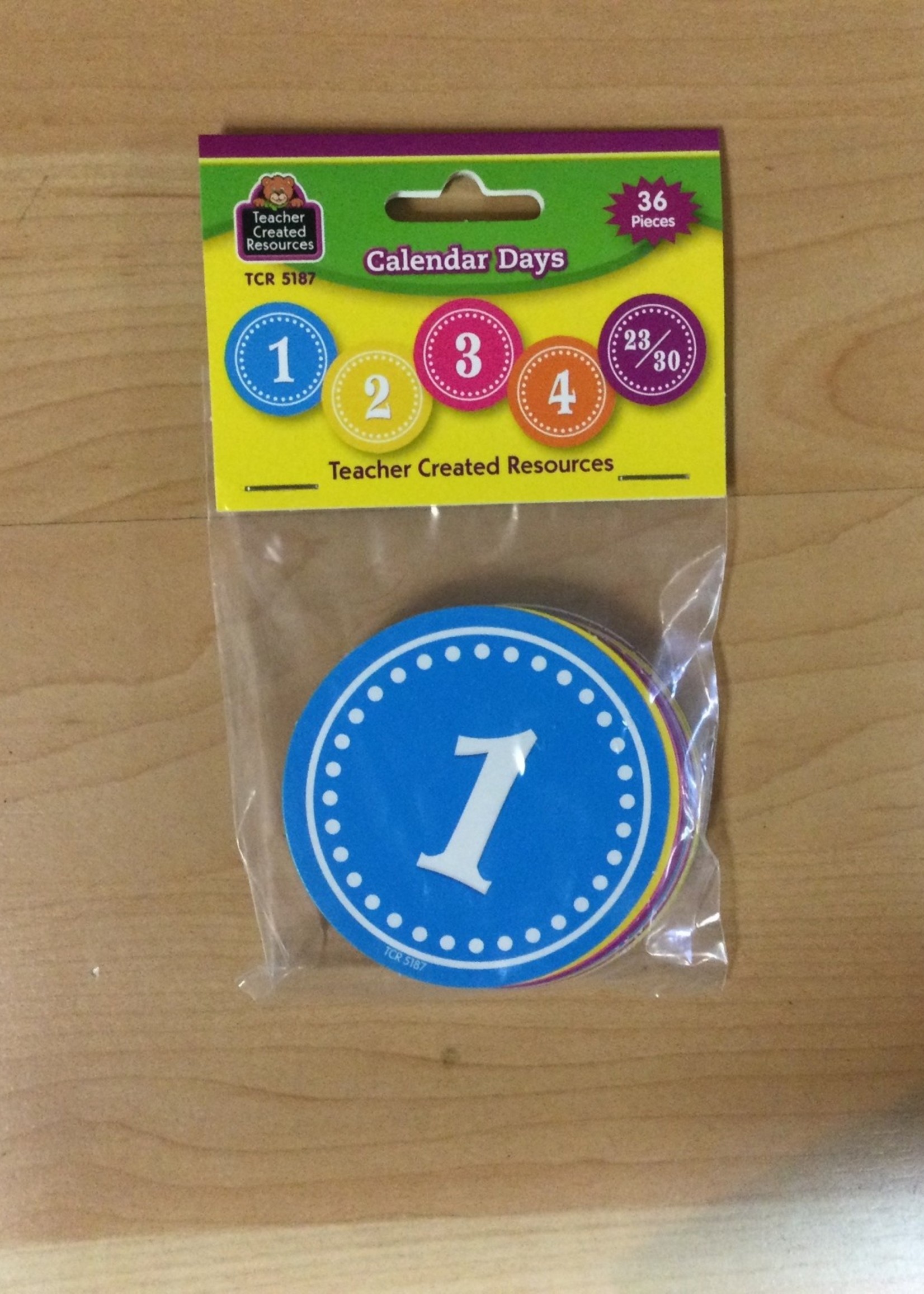 Bright Circles Calendar Days